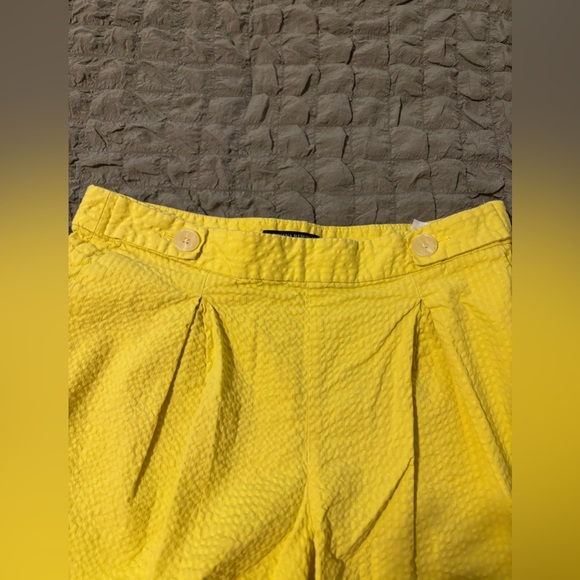 Banana Republic Women’s Yellow 3” Shorts Size 10 - Picture 5 of 7